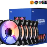Aigo AR12PRO Computer Case Fan Ventoinha PC 120mm RGB Fan 4pin PWM CPU Cooling Fan